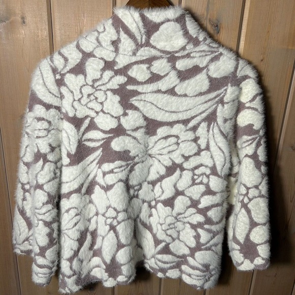 Meadow Rue Anthropology Floral Eyelash Cardigan Jacket Size Small MSRP $168 - Picture 10 of 10